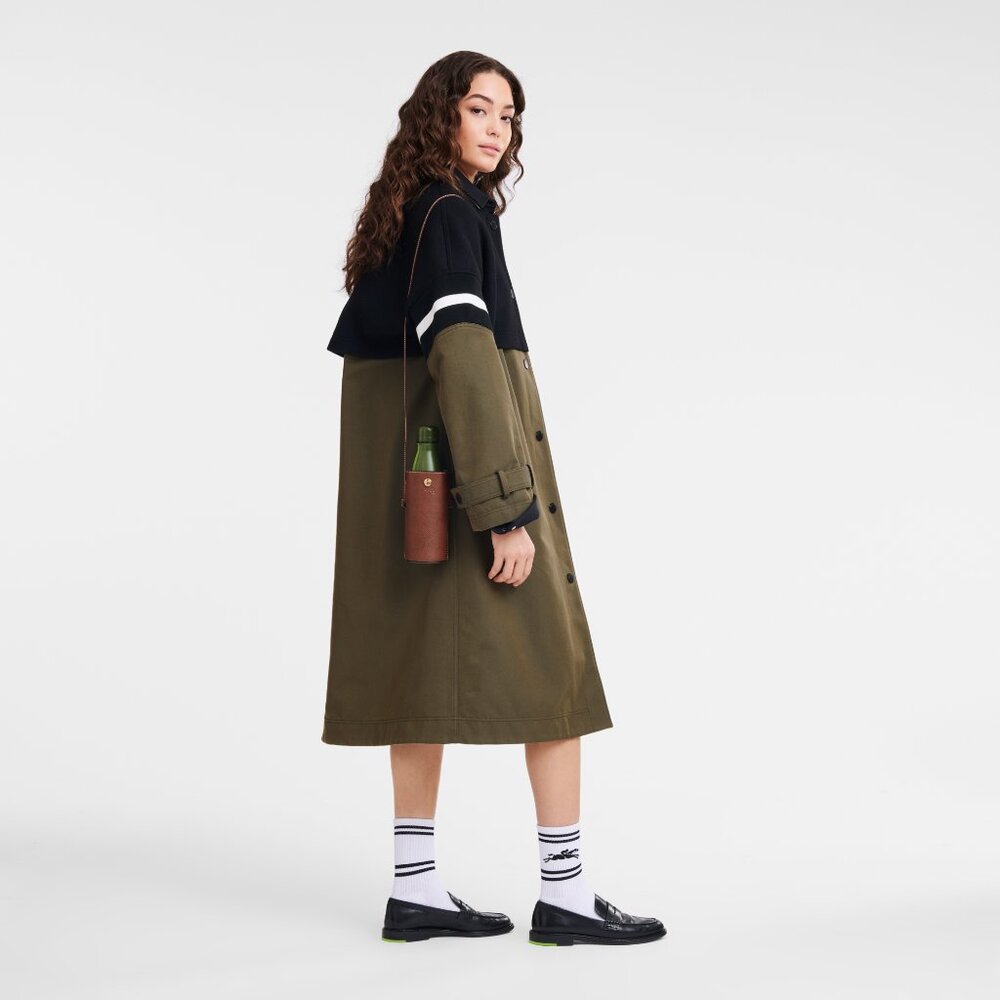 Longchamp Épure Leather Bottle Holder